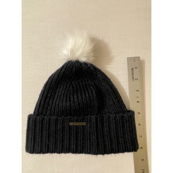 Carve‎ Designs Women's Knit Beanie Hat with Pom Winter Warm Blue - Picture 4 of 7